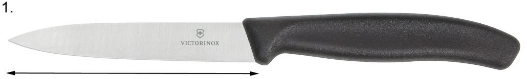 Messen der Klingenl&auml;nge